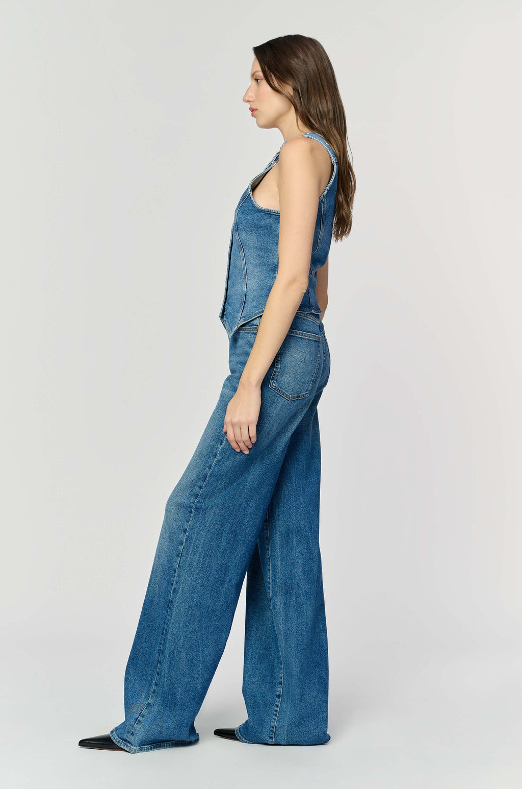 JNB - DENIM VEST | ROCKAWAY